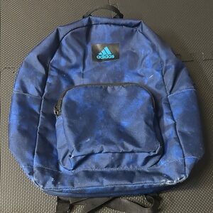 Adidas Blue Backpack with Front Pocket